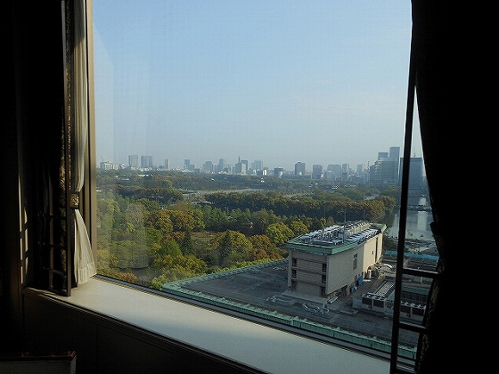 帝国ホテル東京17階からの眺め
